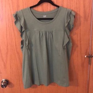 Gap Luxe Ruffle T